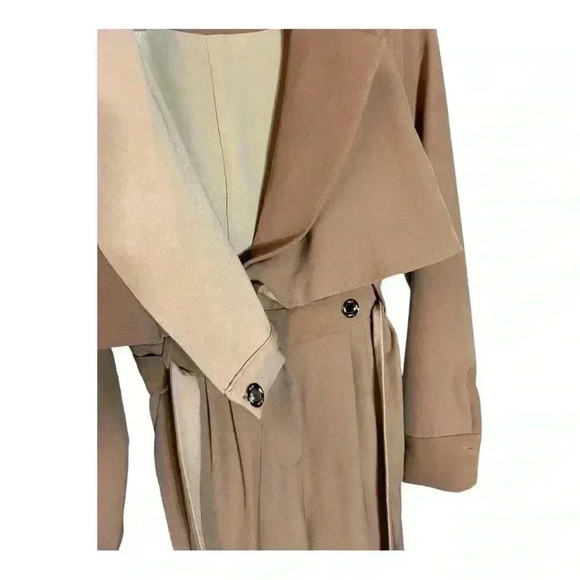 MUKOK STUDIO Belted Utility Jumpsuit Size S women’s pants camel/tan - Picture 7 of 13